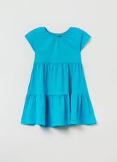 Ovs Kids Girl Short-Sleeved Tiered Dress